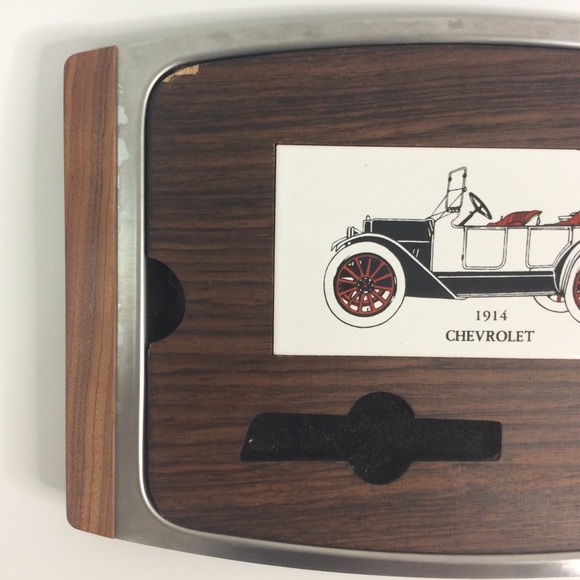 Vintage 1974 Chevrolet Technician Award Tray Board - Picture 4 of 14